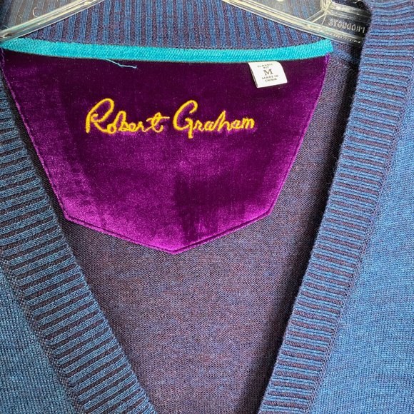 Robert Graham Berengar Wool Cardigan - Picture 11 of 11